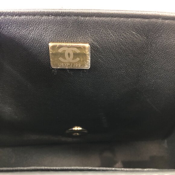 【134MK】Chanel Mini Lambskin Resin Square Monacoco Flap Sku# 85463 (Gently Used) - Picture 7 of 8
